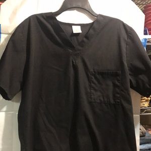Black scrub top